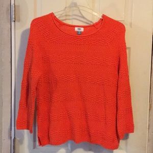 Old Navy Orange scoop neck.